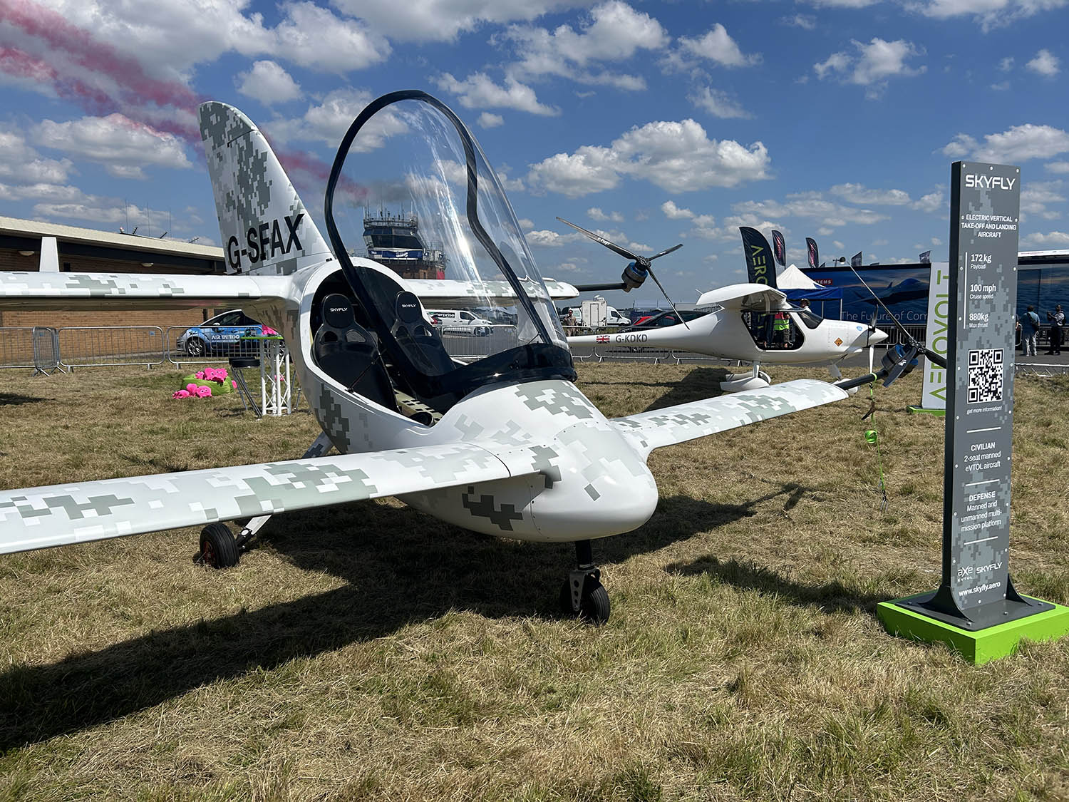 Aerovolt and SkyFly launch Axe eVTOL at RIAT24